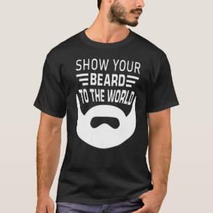 T-shirt Barbe Pour Hommes Règle Papa Manly Porté Tatouage