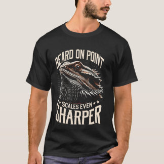T-shirt Barbe Sur Des Échelles Même Dragon Plus Écorché