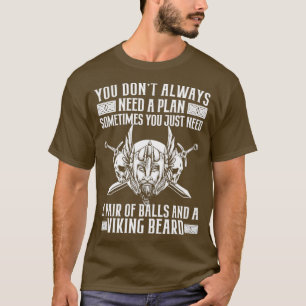 T-shirt Barbe Viking Et Boules