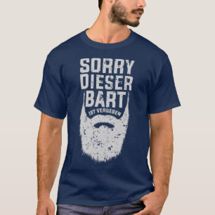 T-shirt Barbe vintage Pardonnant Hipster Funny Beard 1
