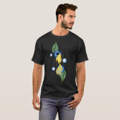 T-shirt Barbeau jaune myrtille (Devant entier)