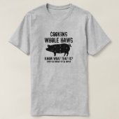 T-shirt Barbecue Cuisine Hawg entier (Design devant)