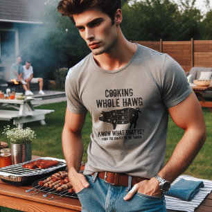 T-shirt Barbecue Cuisine Hawg entier