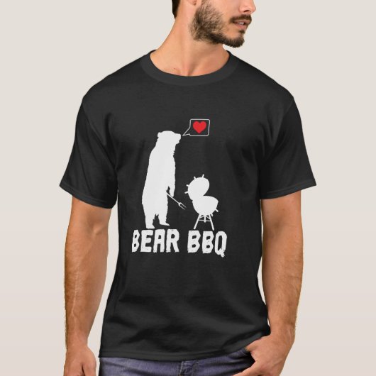 T-shirt Barbecue d'ours (Devant)