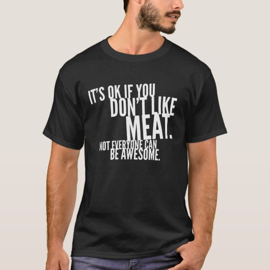 T-shirt Barbecue du ventilateur de viande boucher (Devant)