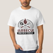 T-shirt Barbecue "Grillin & Chillin" (Devant)