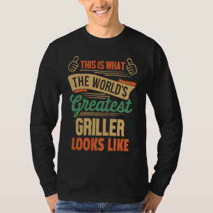 T-shirt Barbecue Plus Grand Barbecueur Du Monde