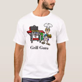 T-shirt barbecue pour hommes Grill Guru (Devant)