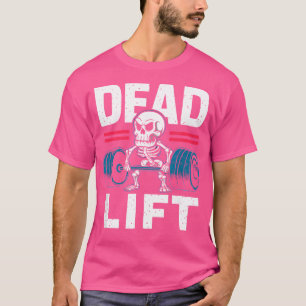 T-shirt Barbell Bones Skeleton'S Lift Challenge