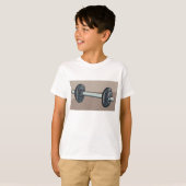 T-shirt Barbell Weightlifting Gym Fitness Lover (Devant entier)