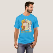 T-shirt Barber BUGS BUNNY™ & Elmer Fudd (Devant entier)