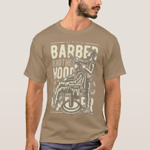 T-SHIRT BARBER CLASSIQUE BROTHER HOOD 1