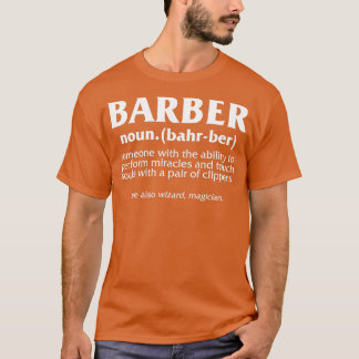 T-shirt Barber Defenition Hair Stylist Cadeau