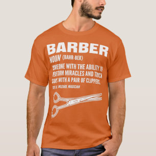 T-shirt Barber Définition Barber Cadeau Barber Pour Haivai