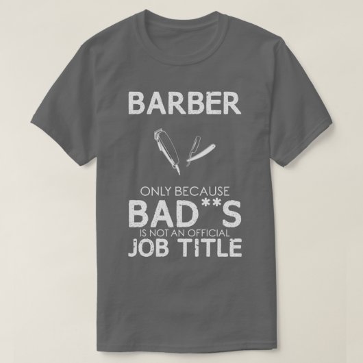 T-shirt Barber Drôle Conception Pour Cadeau 5 (Design devant)