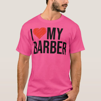 T-shirt Barber femme mari cadeaux pour elle