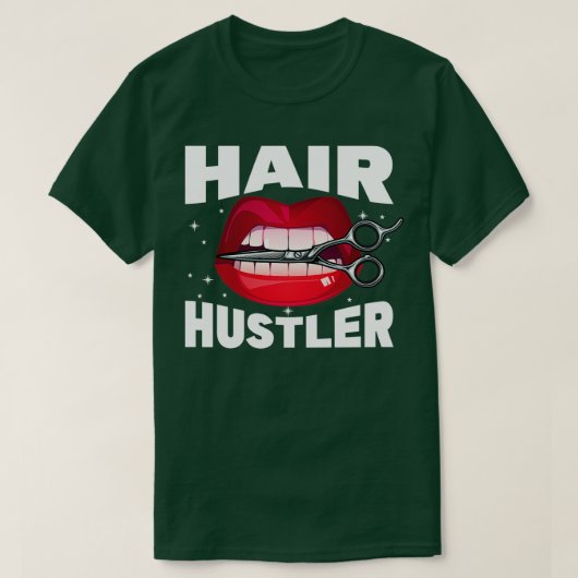 T-shirt Barber Fournitures Coiffeur Coiffeur Salon Chaise (Design devant)