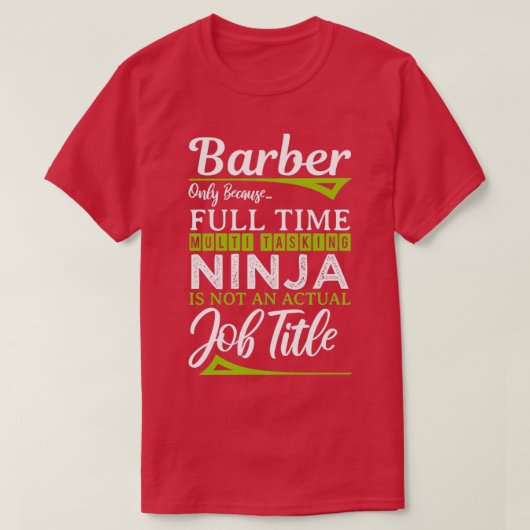 T-shirt Barber Funny Design Pour Cadeau 9 (Design devant)
