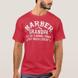 T-shirt Barber grand-père coiffeur coiffeur coupe-cheveux