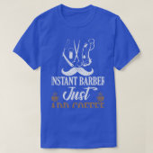 T-shirt Barber Instantané Ajouter Juste Café Barber Shop C (Design devant)
