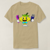 T-shirt Barber Lemon comme coiffeur avec comb amp Razor (Design devant)