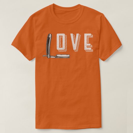 T-shirt Barber Love Barber Citation Drôle (Design devant)