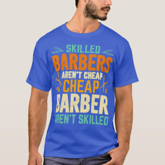 T-shirt Barber Papa Drôle Coiffeuse Coiffeuse Stylistes Co