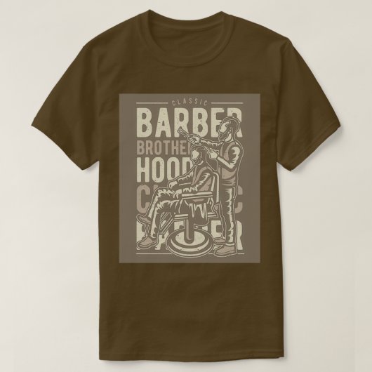 T-shirt Barber Shop 9 (Design devant)