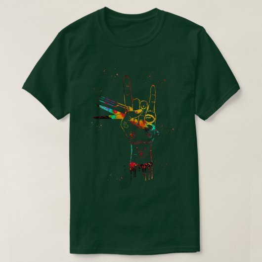 T-shirt Barber Shop Art 1 (Design devant)