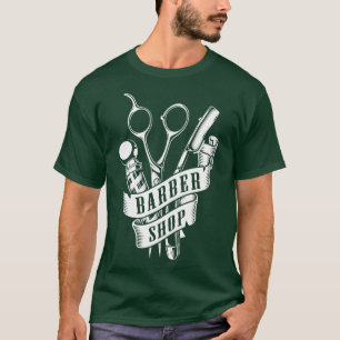 T-shirt Barber Shop ART SHAPE 2