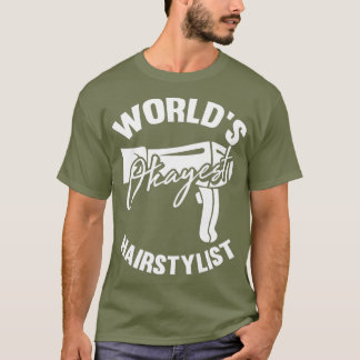 T-shirt Barber-Shop Mondes De Coiffure Les Plus Okayest