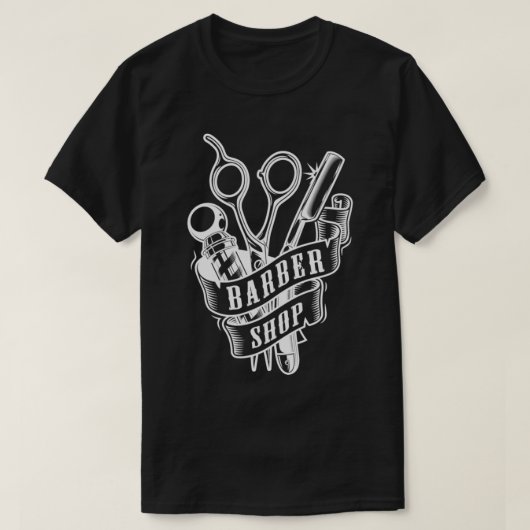 T-shirt Barber Shop T (Design devant)