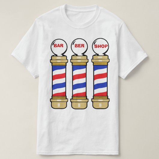 T-shirt Barbershop (Design devant)