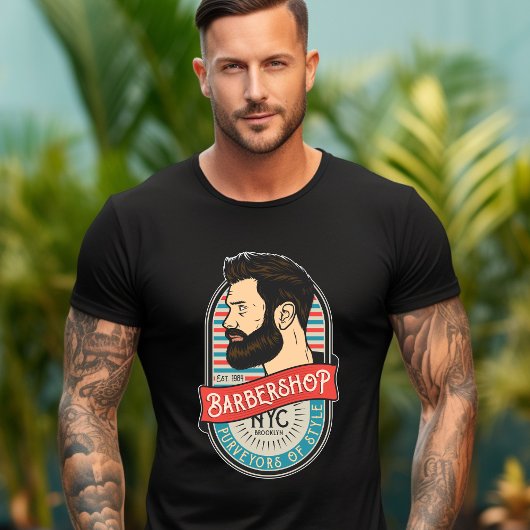 T-shirt Barbershop NYC