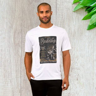 T-shirt Barbershop Retro Haircut Shaves