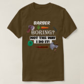 T-shirt barbier (Design devant)