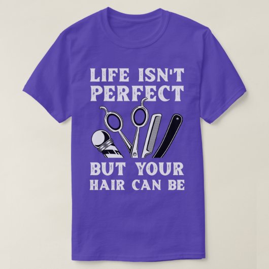 T-shirt Barbier à coiffure parfait (Design devant)