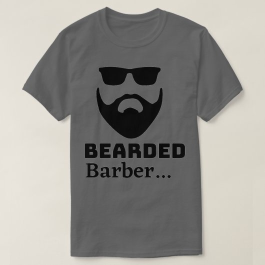 T-shirt Barbier à tête (Design devant)