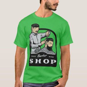 T-shirt Barbier Barbier Barbier Barbe de rasage 3
