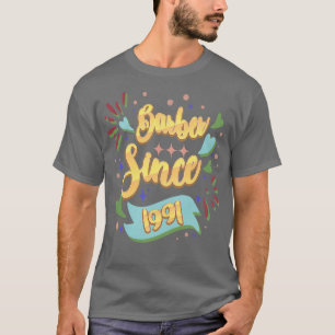 T-shirt Barbier Depuis 1991 Idées Cadeaux De Barbier Local