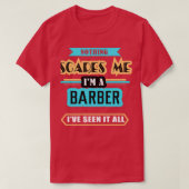 T-shirt Barbier Rien Ne Me Fait Peur (Design devant)