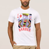 T-shirt Barbier Roi des Diamants Coiffeur (Devant)