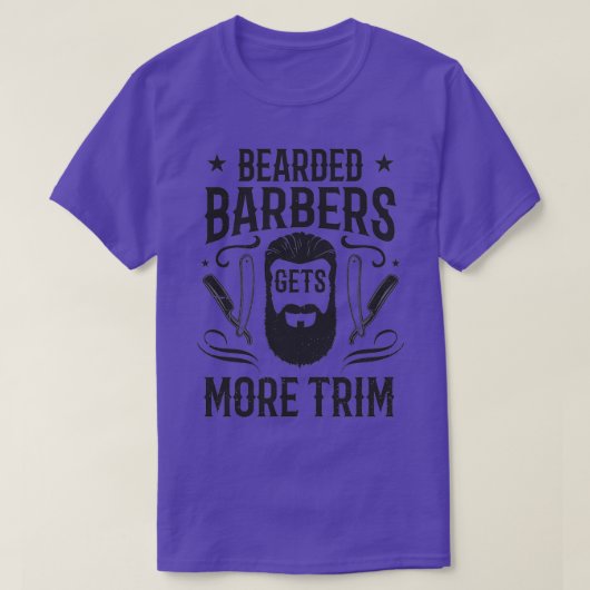 T-shirt Barbiers à poils obtenir plus Trim Barberman Cadea (Design devant)