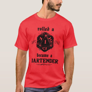T-shirt Barbtender à rouleaux malheureux