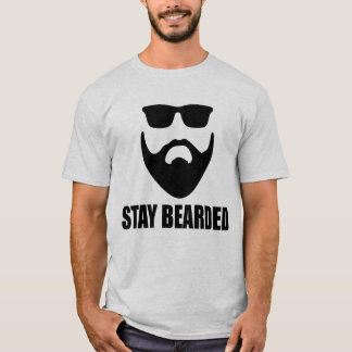 T-shirt barbu de barbe du séjour des hommes