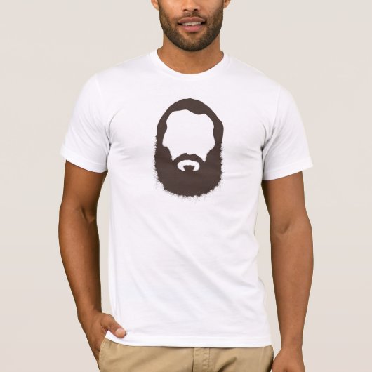 T-shirt barbu de logo (Devant)