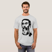 T-shirt barbu de portrait de Saddam Hussein (Devant entier)