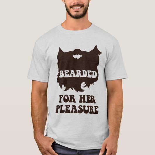T-shirt Barbu pour son plaisir (Devant)