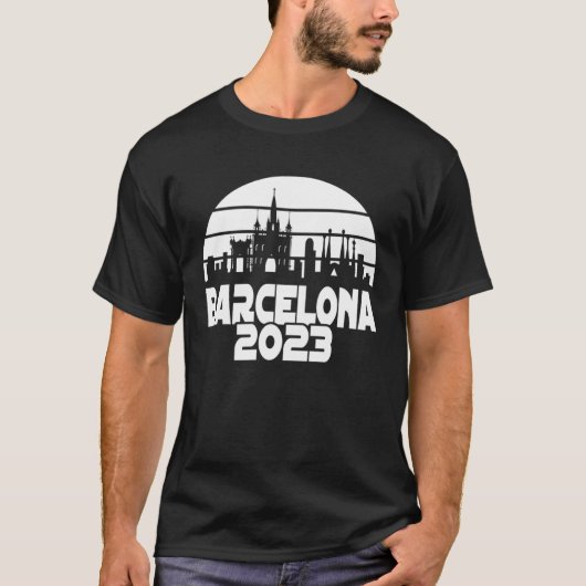 T-shirt Barcelone 2023 Barcelone (Devant)