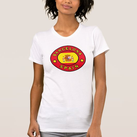 T-shirt Barcelone Espagne (Devant)